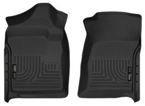GMC Sierra 2500 HD Floor Liners - Front - Husky Liners - WeatherBeater - Black - `07-`13